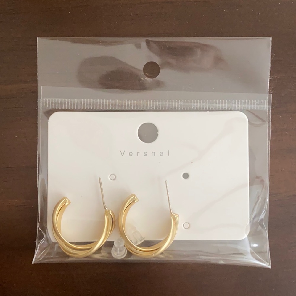 Gold Plated Hoops